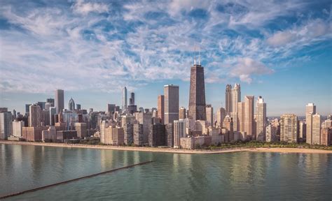 Chicago Skyline Photography Sepia
