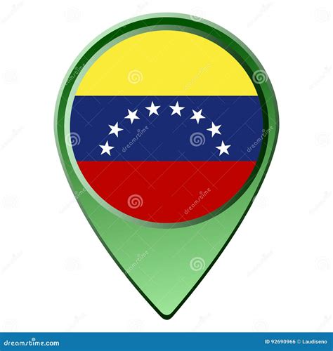 Isolated Venezuelan Flag Stock Vector Illustration Of Color 92690966