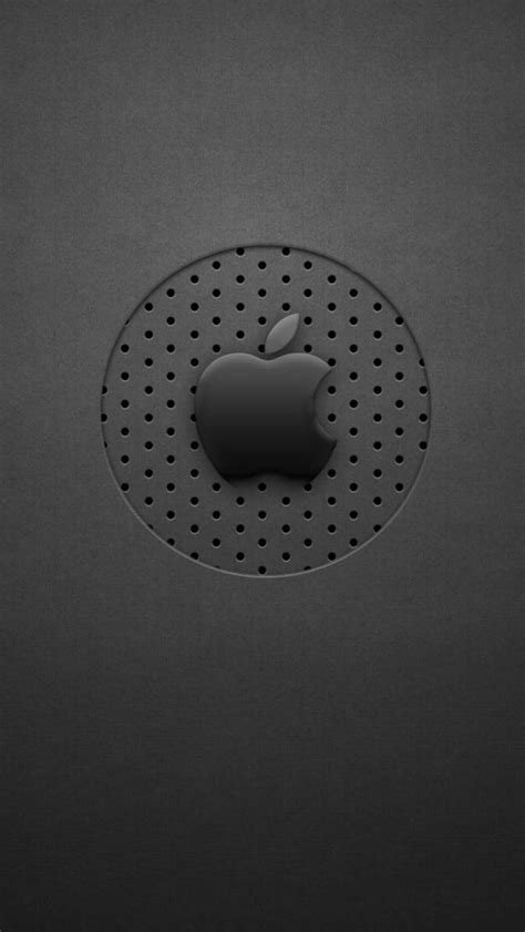 Black Dots Apple Logo Iphone Wallpapers Free Download