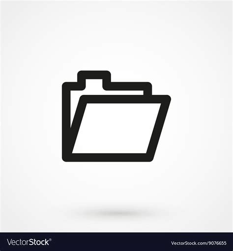 Black And White Folder Icon 396648 Free Icons Library