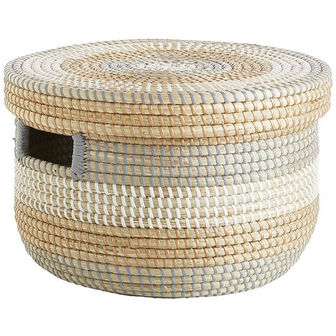 What can we help you find? Isla Natural Seagrass Lidded Basket | Storage baskets with ...
