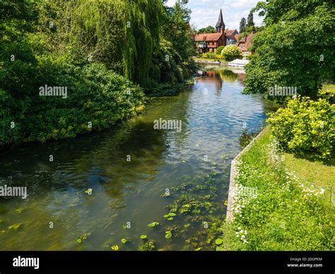 Whitchurch On Thames River Thames Oxfordshire England Uk Gb Stock