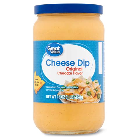 Buy Great Value Original Cheddar Flavor Cheese Dip 16 Oz Online At