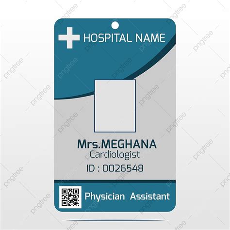 Hospital Staff Id Card Design Tamplate Template Download On Pngtree