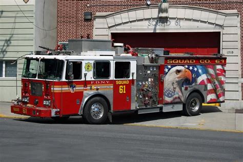 Fdny Squad 61 Seagrave Chicago Fire Department Fire Dept Firefighter