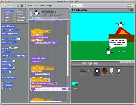 Screenshot From The Scratch Project Creationstory Download