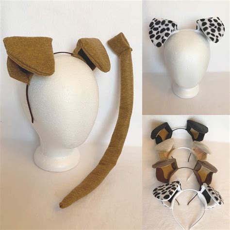 Custom Dog Ears And Tail Dog Ears Dog Costume Dog Ears