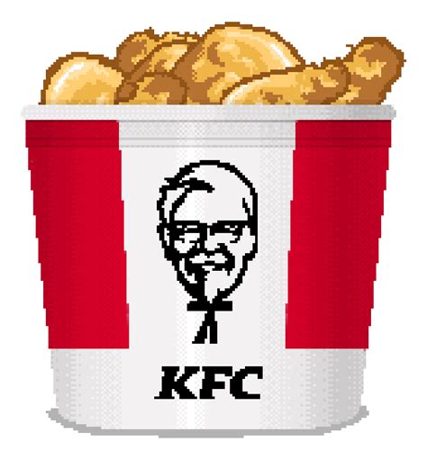Kfc Logo Pixel Art