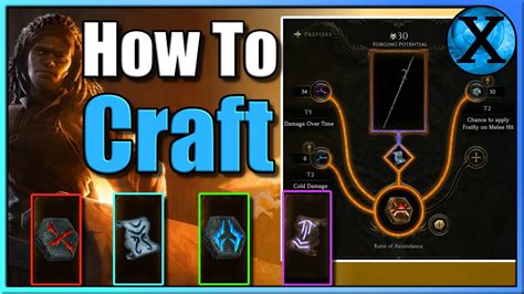 Last Epoch Crafting Guide Runes Glyphs And Affix Shards Youtube