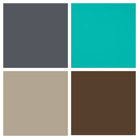 Bedroom Color Palette Slate Gray Storm Grey Turquoise Ocean Blue