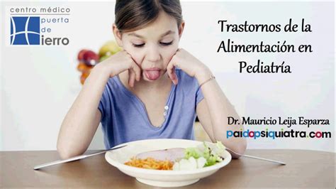 Trastornos de la Alimentación en Pediatría YouTube