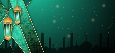 Islamic Background Banner Design For Ramadan Or Eid Mubarak Islamic
