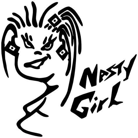 Nasty Girl Sticker