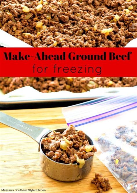If you're on the paleo diet, there are plenty of ground beef recipes that'll help. Make Ahead Ground Beef for Freezing | Dinner with ground beef, Ground beef recipes for dinner ...