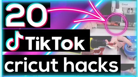 20 Cricut Hacks From Tiktok Cricut Hacks For Beginners Tiktok