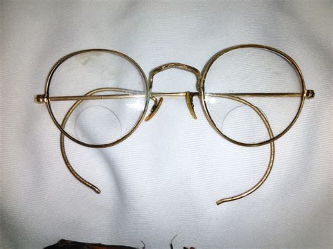Vintage Gold Filled Eyeglasses Bifocal 1930s Marked Bandl With Original Case Etsy