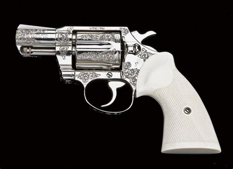 Custom Engraved Colt Detectives Special Revolver 38 Spl