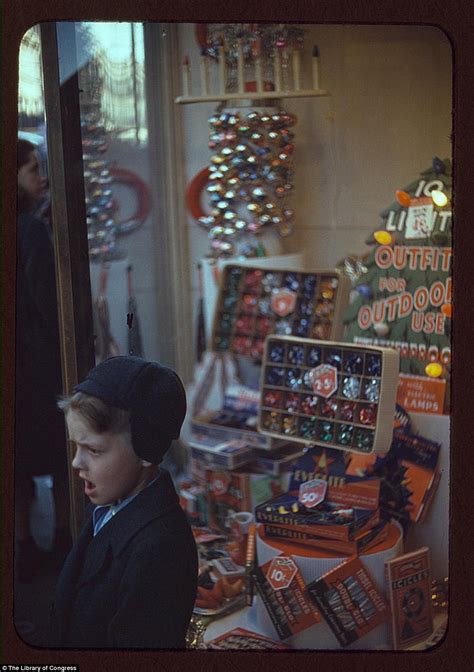 Vintage christmas decorations 1940's movies on amazon. Striking Color Photographs Glimpse into Everyday Life of ...