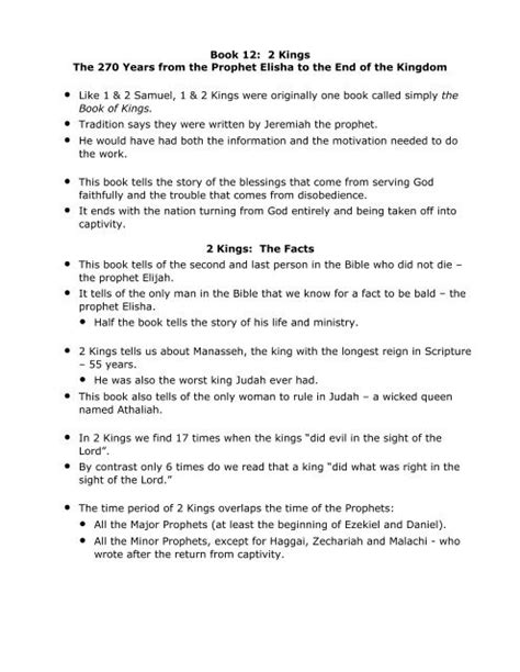 2 Kings The 270 Years From The Prophet Elisha To Horizon Central