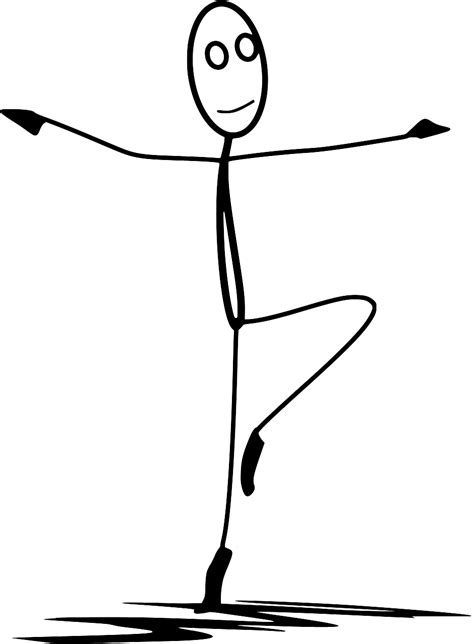 Svg Stickman Dançando Dança Figura Imagem E ícone Grátis Do Svg