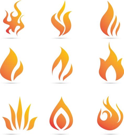 Beautiful grey ink firefighter logo tattoo. Fire logo collection various orange flat shapes Free ...