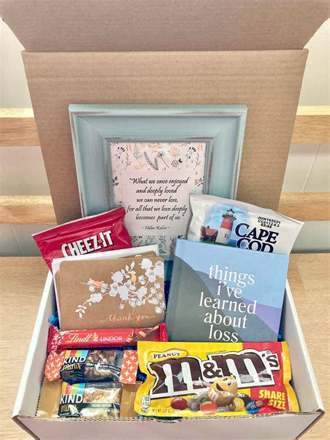 Sympathy T Box Grief Care Package Mourning Care Box Etsy