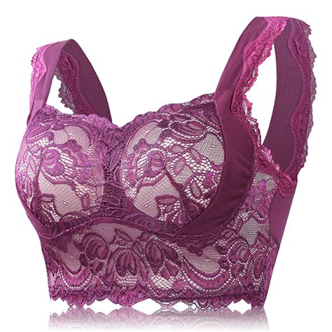 Women Comfy Seamless Sexy Lace Bra Wireless No Rims Full Cup Vest Bras At Banggood