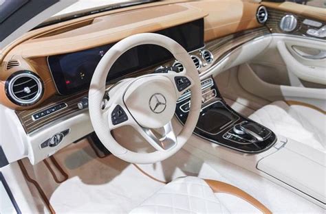 This e 300 has automatic transmission, 4 cylinder engine, 17″ wheels and tan interior. 2017 Mercedes Benz E300 | Interior design school, Best ...