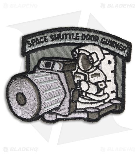 Msm Shuttle Door Gunner Patch Hook Velcro Back Swat Blade Hq