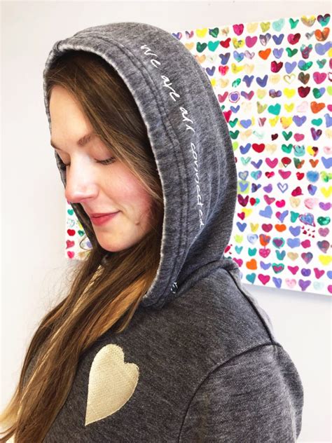 We Are All Connected By Love Hoodie Ollie Hinkle Heart Foundation