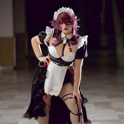 Genshin Impact Uwowo Rosaria Maid Cosplay Hobbies And Toys Collectibles And Memorabilia J Pop
