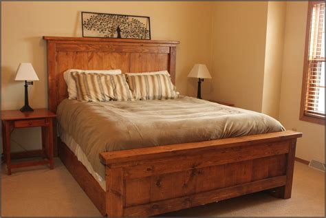 This step by step diy article is about queen bed frame free plans. Simple Wood Bed Frame Ideas - HomesFeed