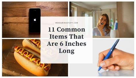 11 Common Items That Are 6 Inches Long
