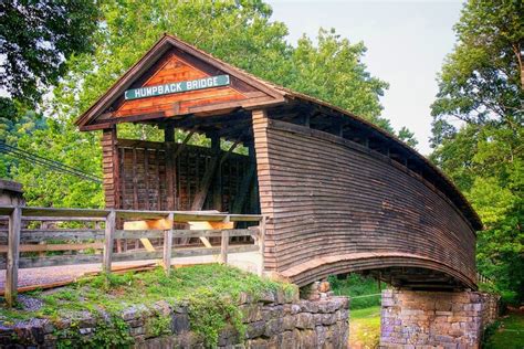 Unique Covered Bridges In Virginia Humpback Bridge
