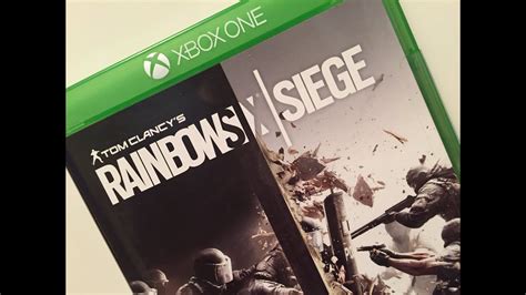 Unboxing Rainbow Six Siege Xbox One Youtube