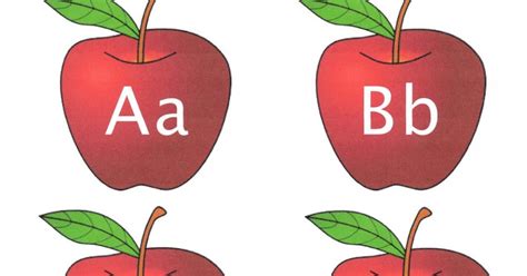 Classroom Freebies Apple Alphabet Cards