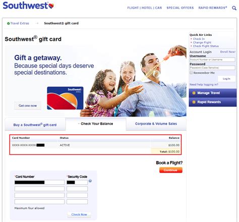 Print the gift card voucher/receipt and bring it into urban air white marsh to receive your reusable gift card. Finally! Southwest Airlines Gift Card Balance Checker Now ...