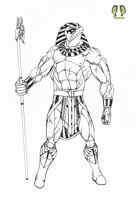 Ra Egyptian God Drawing