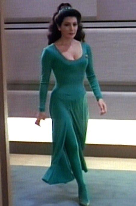 Star Trek Deanna Troi Halloween Party Dress Uniform Cosplay Costume
