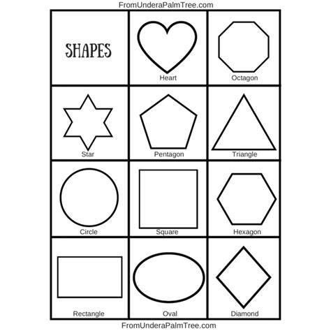In kindergarten, children learn to use preposition words to describe the location of shapes. Printables | Shape worksheets for preschool, Toddler learning activities, Learning shapes
