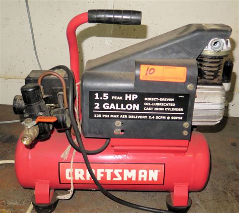 Craftsman 2 Gallon Air Compressor Powers On See Video