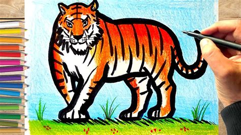 Comment dessiner un tigre facilement Çocuk Gelişimi Çocuk Eğitimi