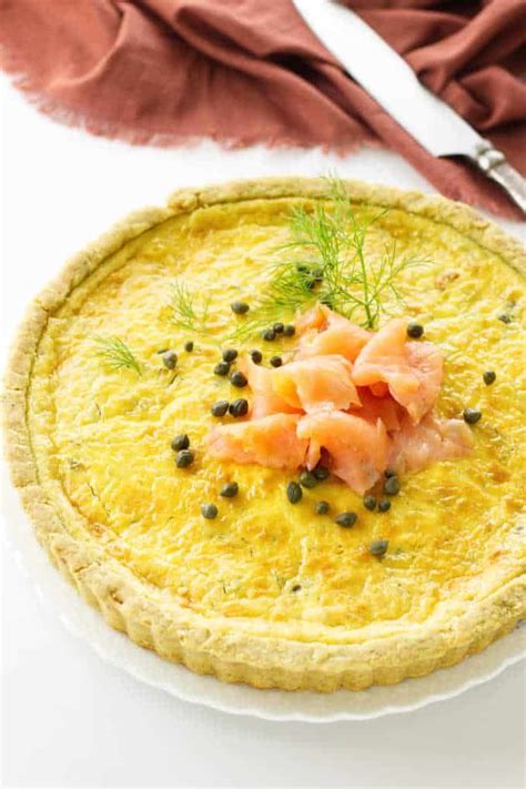 This Gluten Free Smoked Salmon Quiche Is Perfect For Breakfast Or