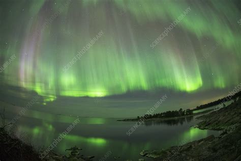 Aurora Borealis Over Finland Stock Image C0476550 Science Photo