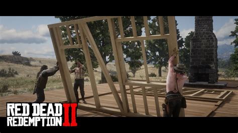 How To Build A House In Red Dead Redemption 2 Youtube