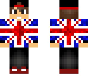 Realicedragon and follow me on. British Flag | Minecraft Skin