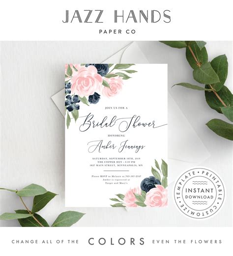 Seriously 35 Facts On Free Bridal Shower Invitation Templates People