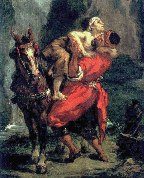 The Good Samaritan Painting By Eugene Delacroix Fine Art America