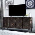 Chasinfield TV Stand in 2020 | Large tv stands, Tv stand dark brown ...