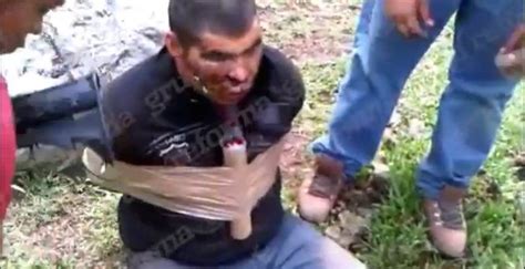 Warning Graphic Video Mexican Cartel Members Blow Up